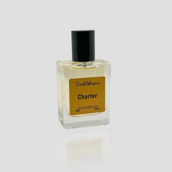 Charter men’s long lasting perfume bottle inspired by Office for Men