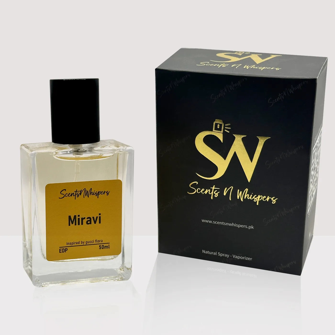 50ml miravi inspired by gucci flora with packaging