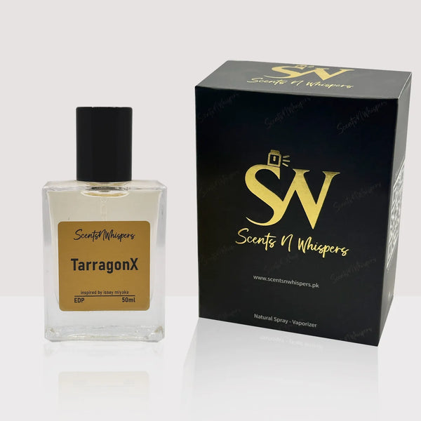 50ml tarragonx inspired by issey miyake with packaging